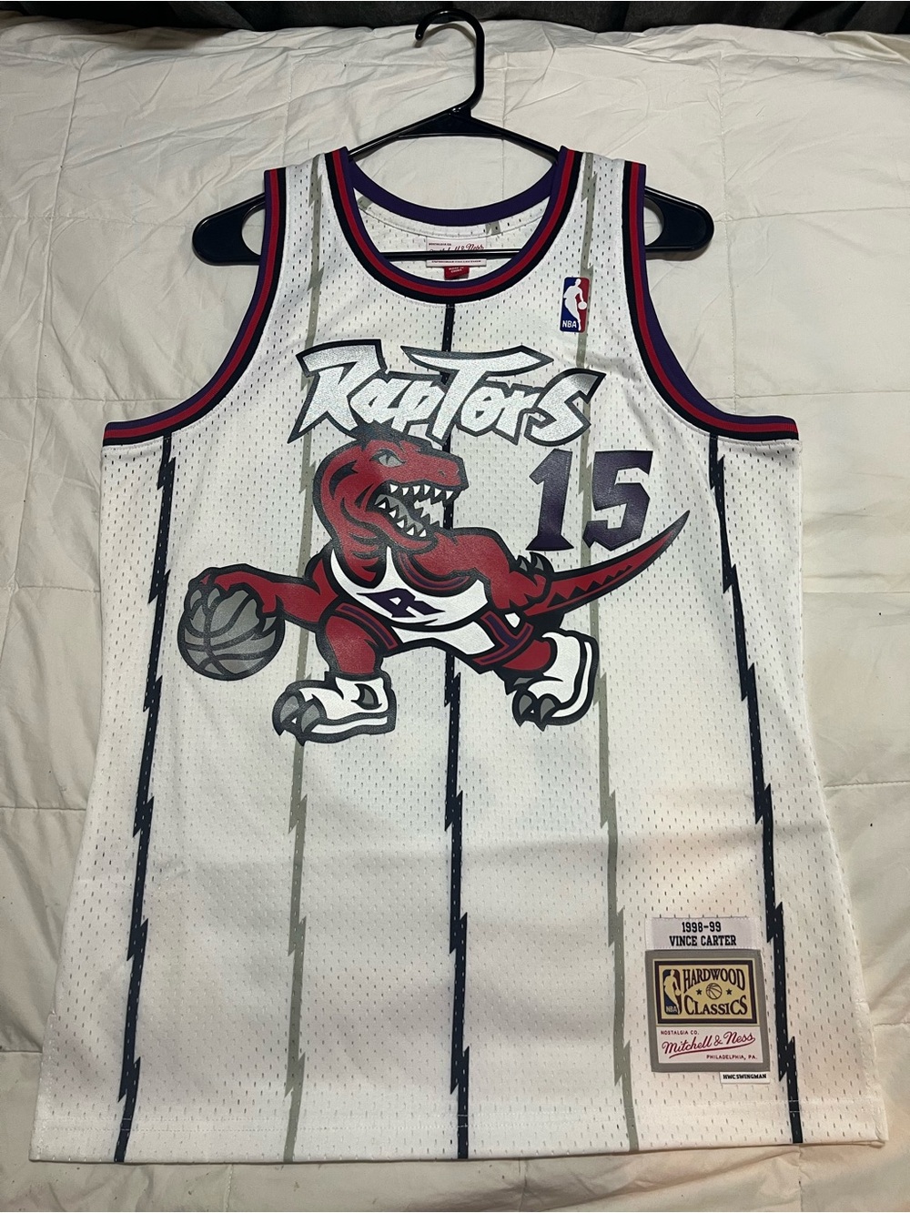 Mitchell & Ness Toronto Raptors Vince Carter 1998-99 HWC Swingman Jerry